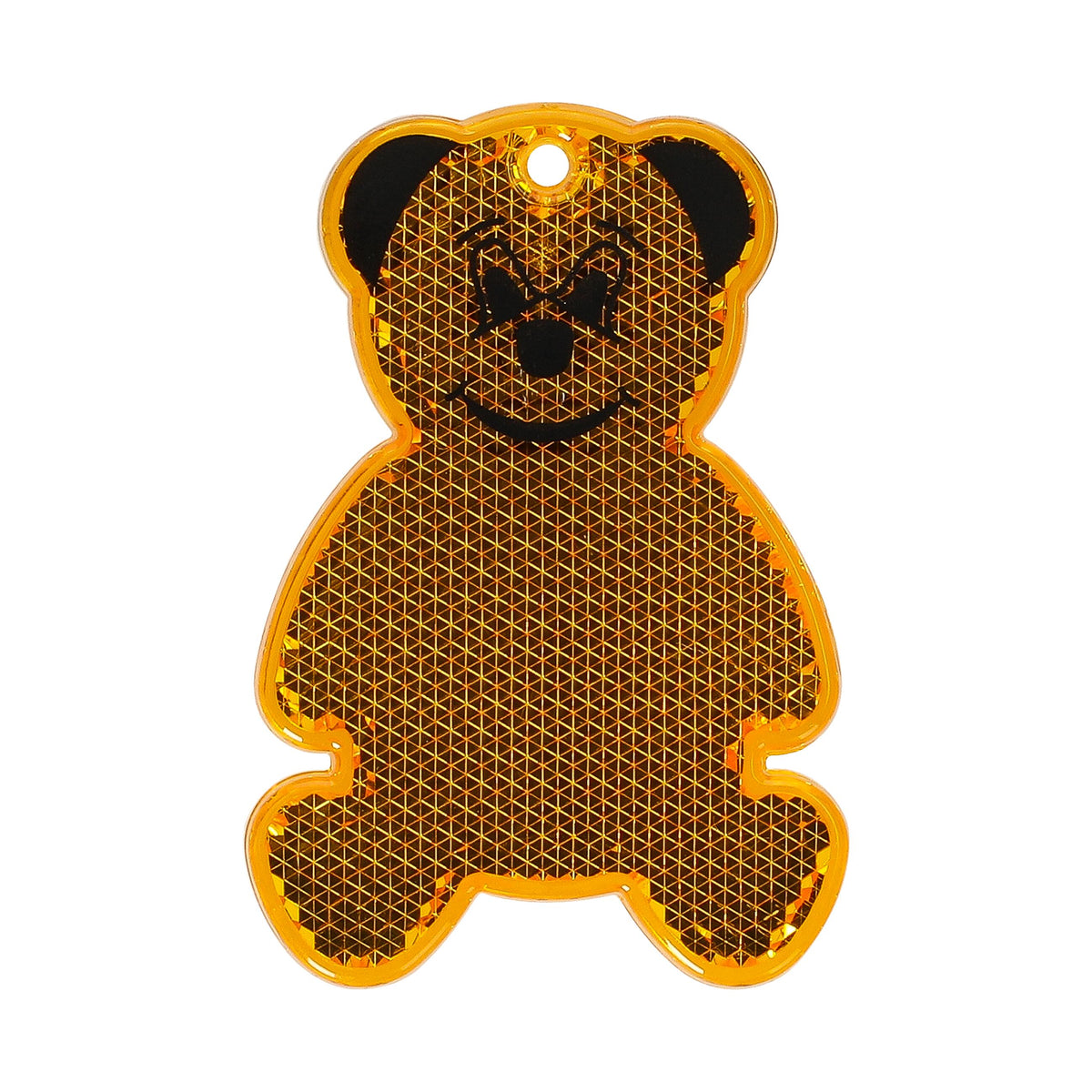 Reflektor „Bär“ – Transparent-orange