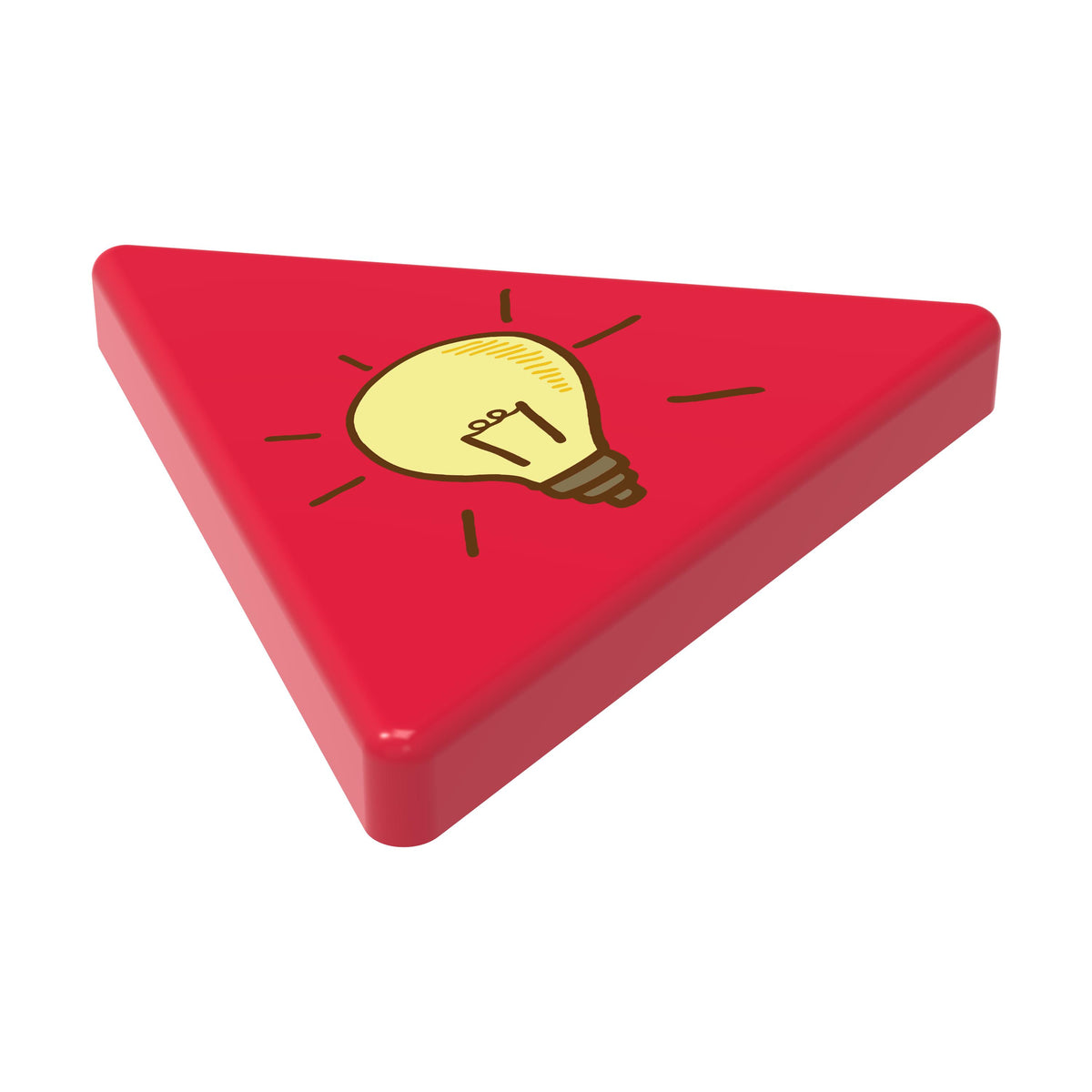 Magnet „Dreieck“ als Werbeartikel mit Logo