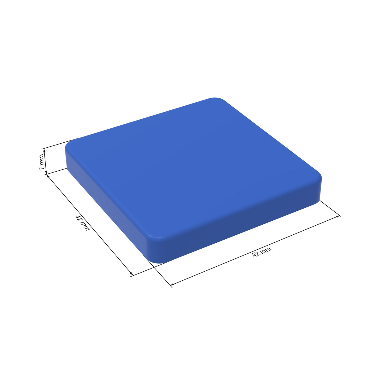 Magnet „Quadrat“ – Detailansicht