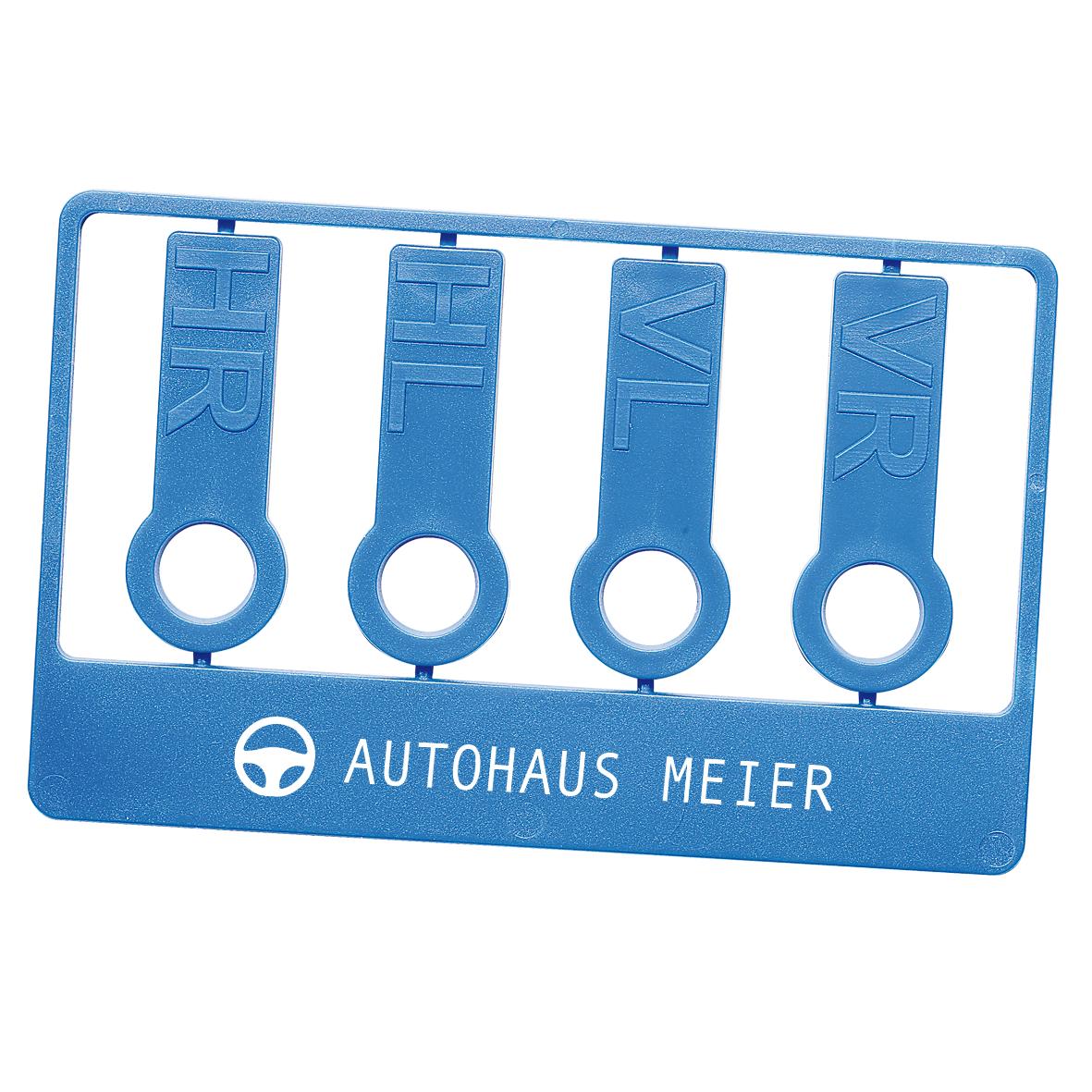 Reifenmarkierset „Car“ als Werbeartikel mit Logo