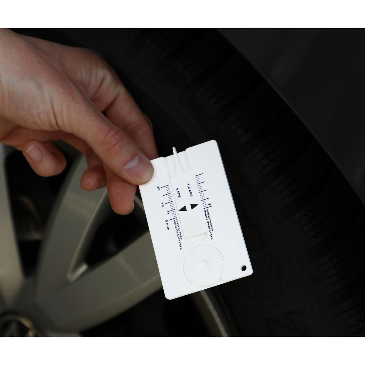 Reifenprofilmesser „Card“ als Werbeartikel mit Logo