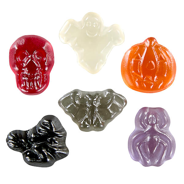 Fruchtgummi STANDARD-Formen 20 g im kompostierbaren Tütchen – Halloween (saisonal)