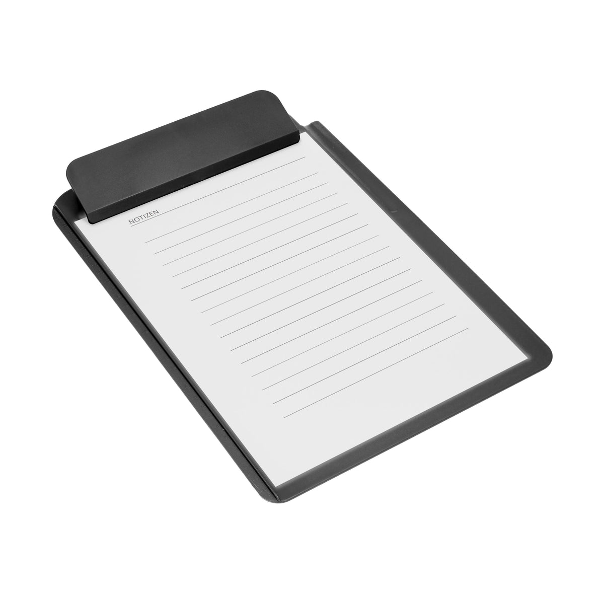 Schreibboard „DIN A4 schwarz“ als Werbeartikel mit Logo