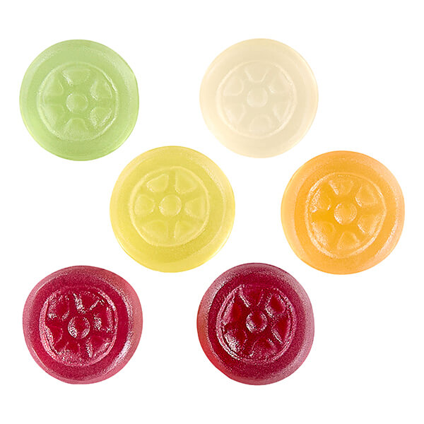 Fruchtgummi STANDARD-Formen 10 g im kompostierbaren Tütchen – Reifen