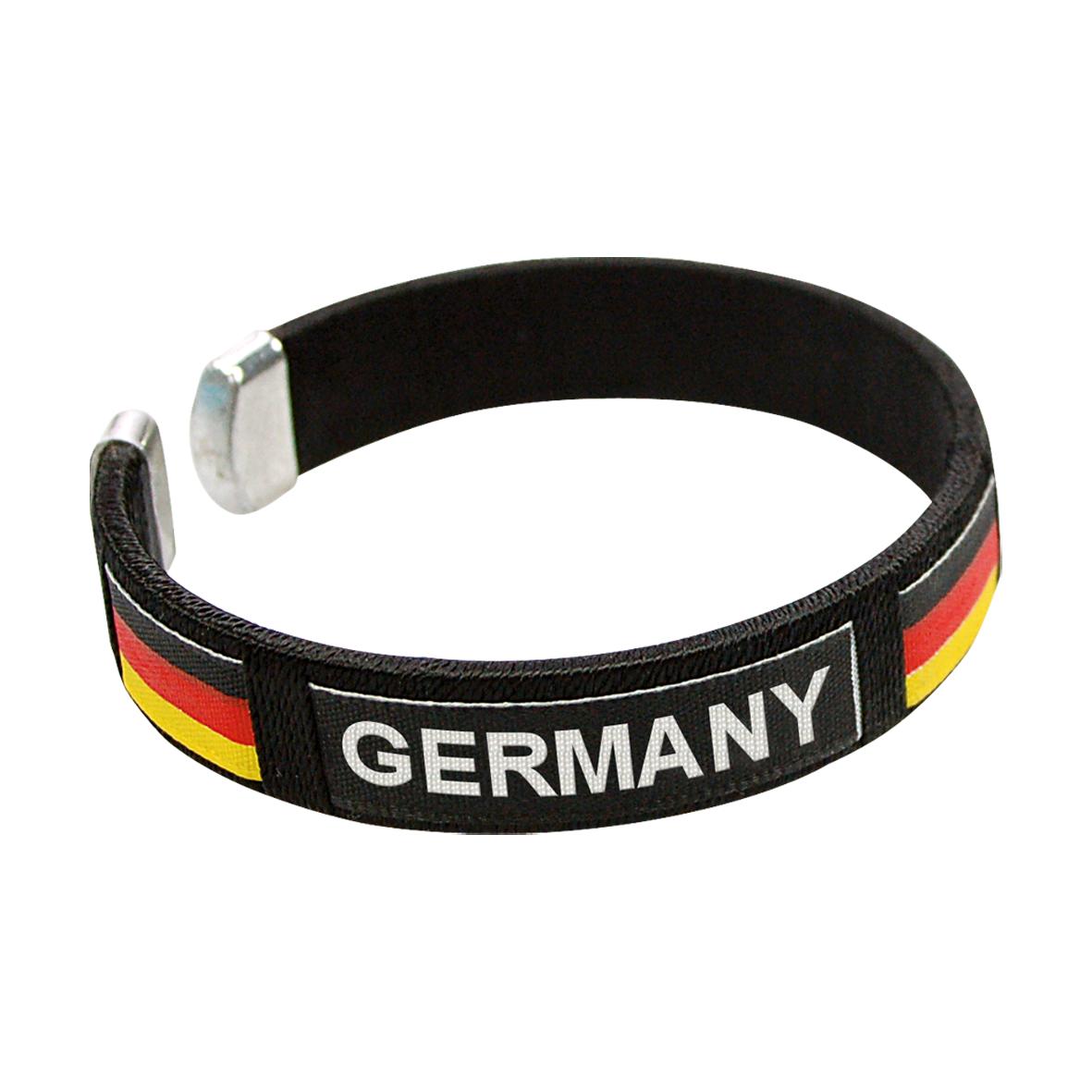 Fan-Armband „Deutschland“ als Werbeartikel mit Logo