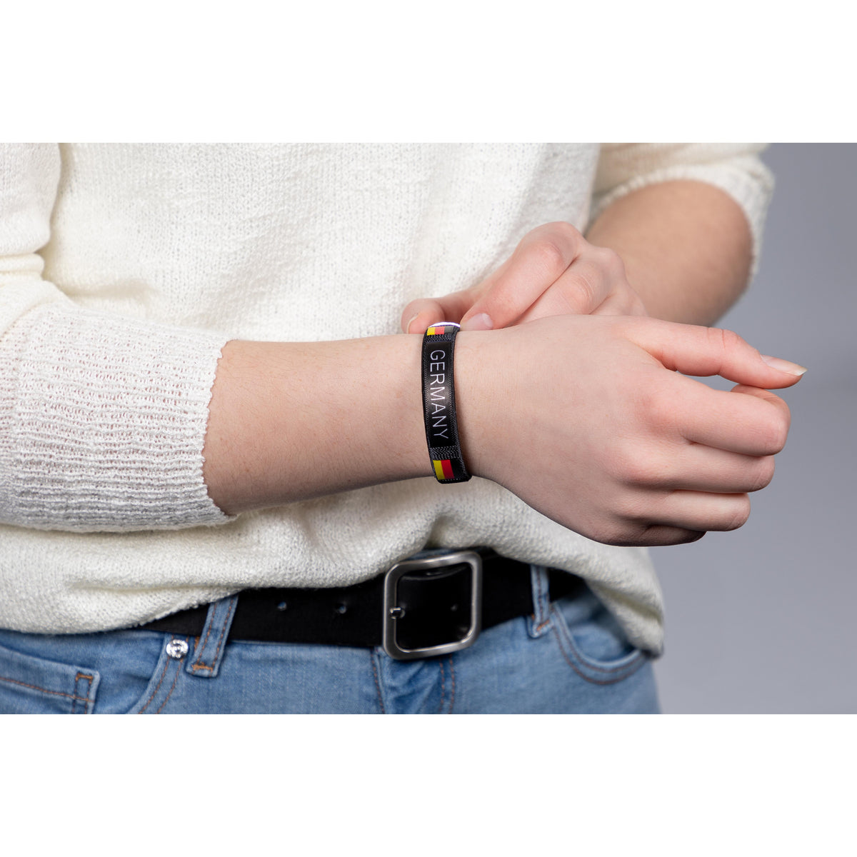 Fan-Armband „Deutschland“ als Werbeartikel mit Logo