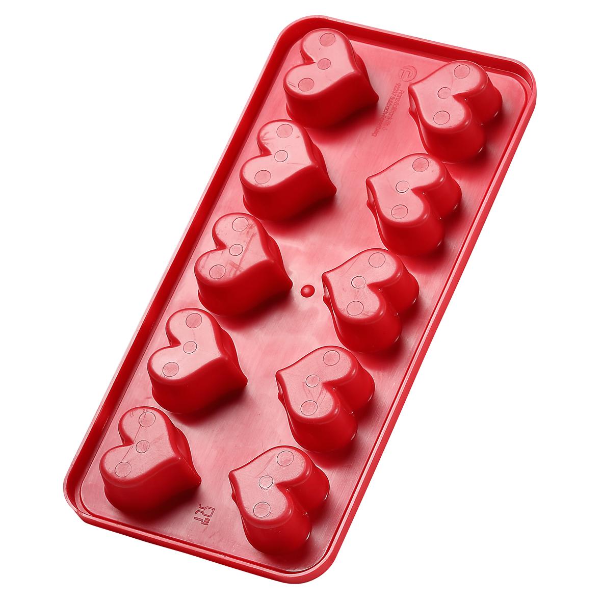 Eiswürfelform „Herzen“ als Werbeartikel mit Logo