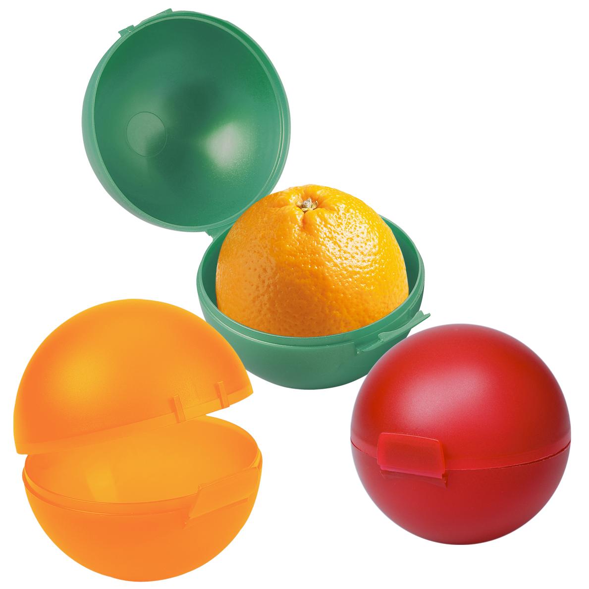 Vorratsdose „Orangen-Box“ als Werbeartikel mit Logo