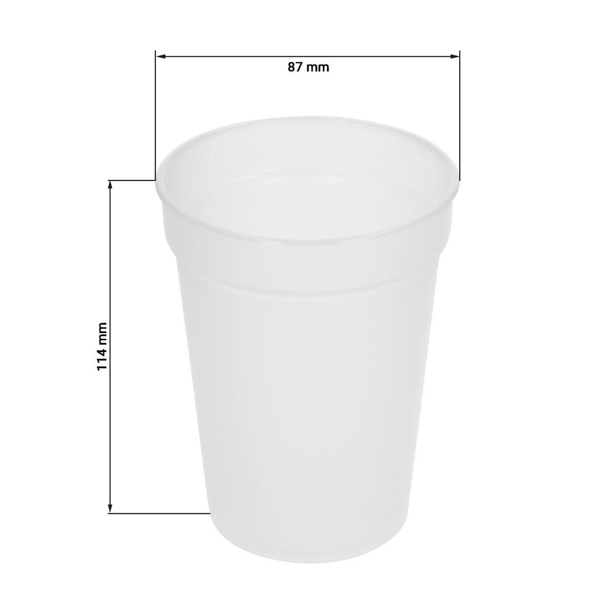 Trinkbecher „Pfand“ 0,3 l als Werbeartikel mit Logo