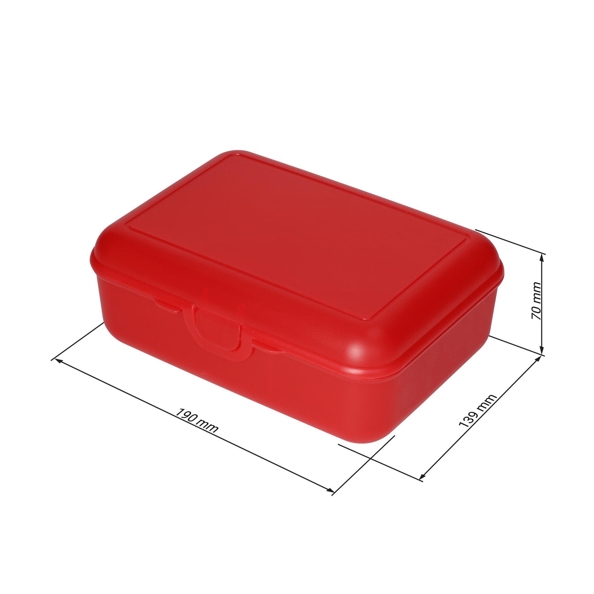 Vorratsdose „School-Box“ deluxe, ohne Trennschale als Werbeartikel mit Logo
