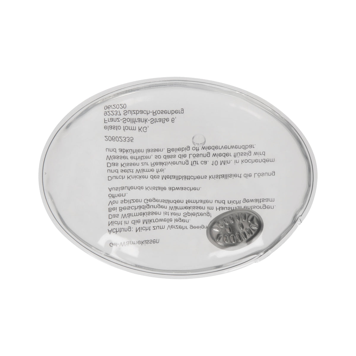 Gel-Wärmekissen „Oval“, groß als Werbeartikel mit Logo