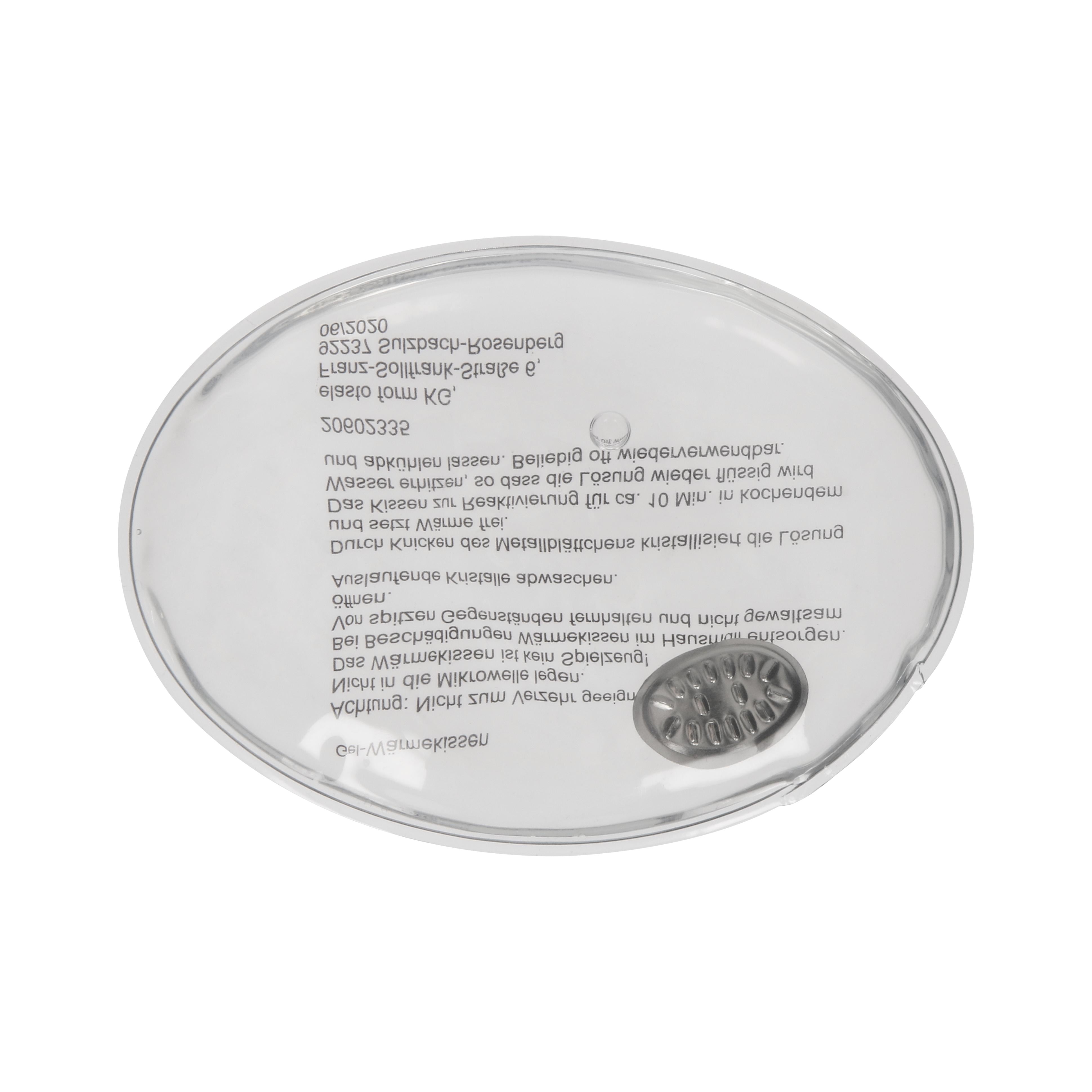 Gel-Wärmekissen „Oval“, groß als Werbeartikel mit Logo