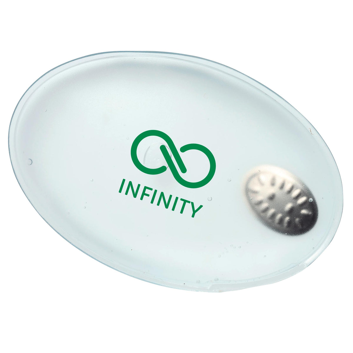 Gel-Wärmekissen „Oval“, klein als Werbeartikel mit Logo