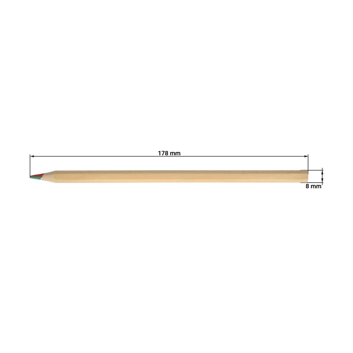 Malstift „Rainbow“ dünn als Werbeartikel mit Logo