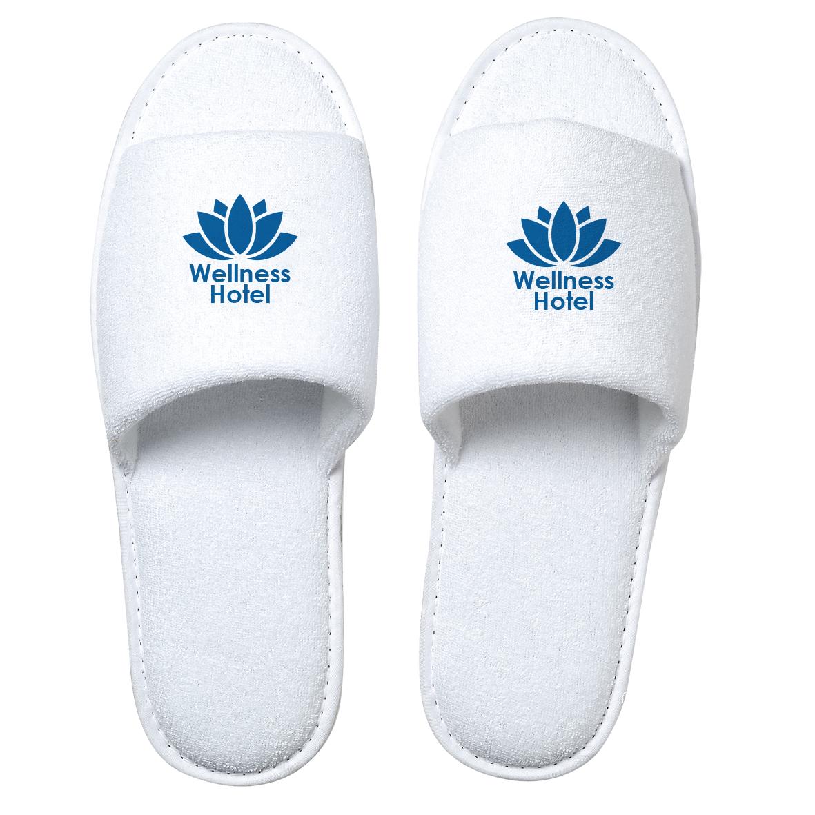 Slipper „Frottee“ als Werbeartikel mit Logo
