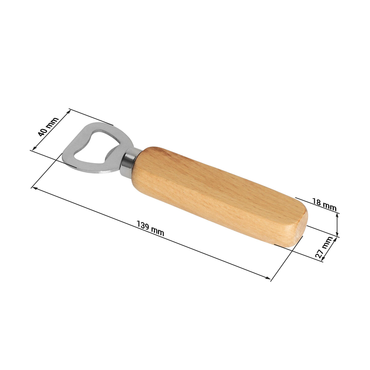 Kapselheber „Woody“ als Werbeartikel mit Logo