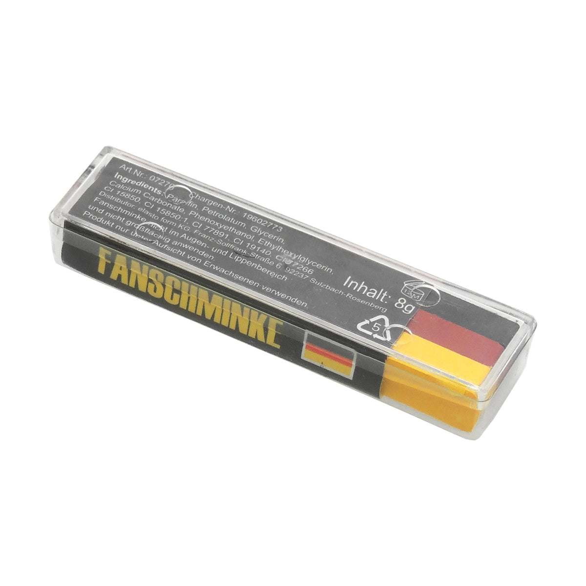 Fanschminke „Deutschland“ als Werbeartikel mit Logo