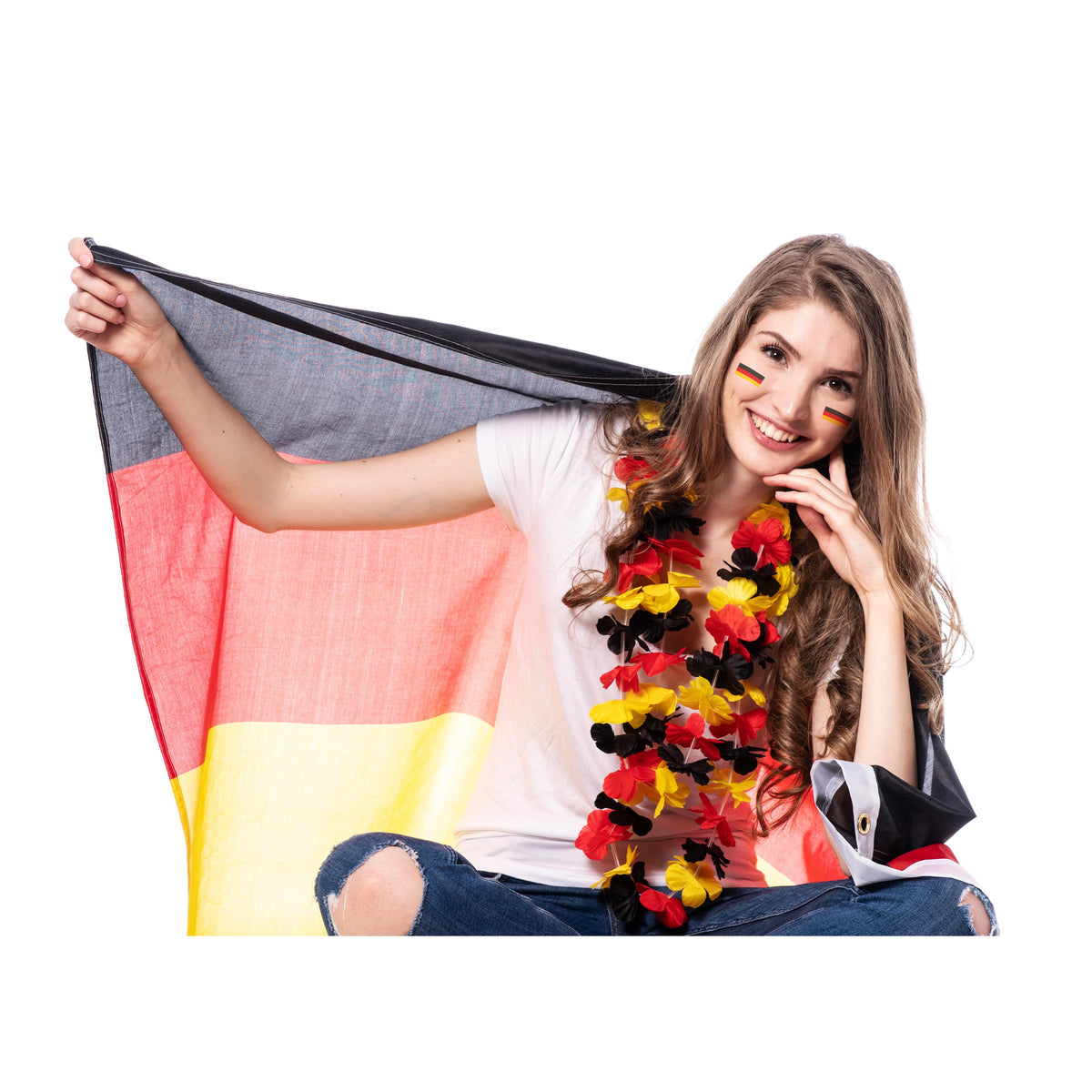 Fanschminke „Deutschland“ als Werbeartikel mit Logo