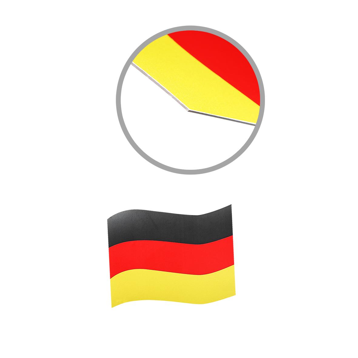 Automagnet „Flagge“, klein als Werbeartikel mit Logo
