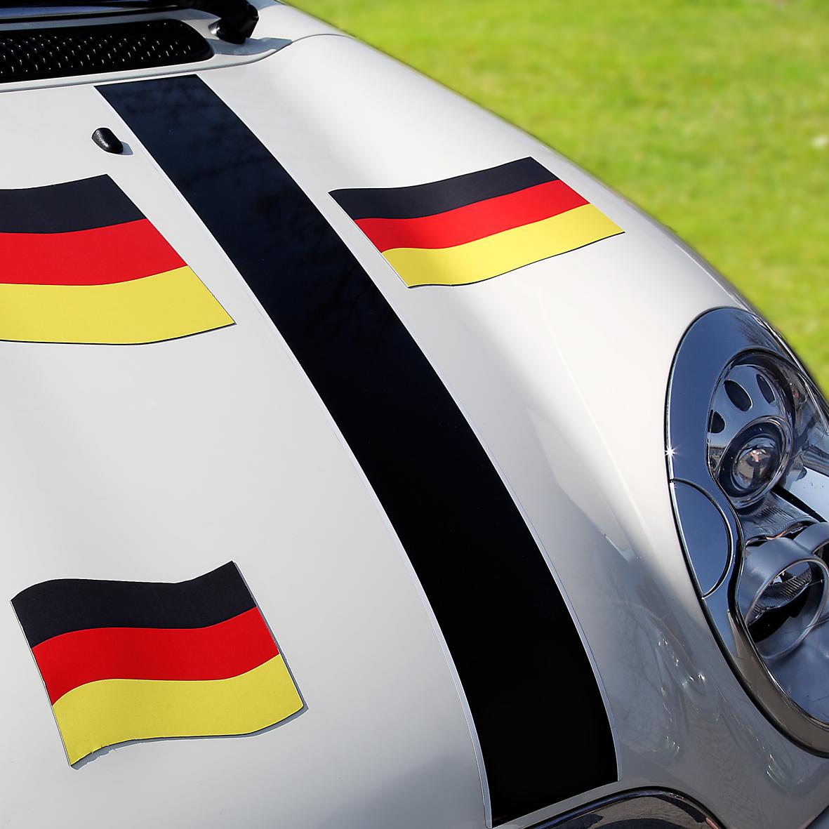 Automagnet „Flagge“, klein als Werbeartikel mit Logo
