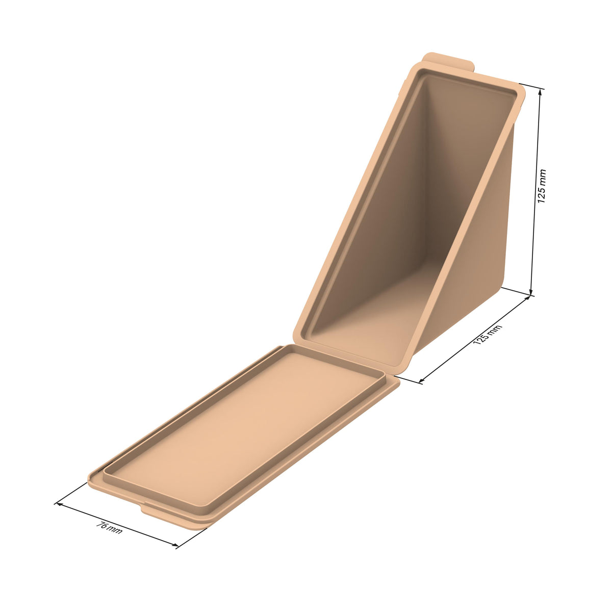 Sandwichbox „ToGo“ als Werbeartikel mit Logo