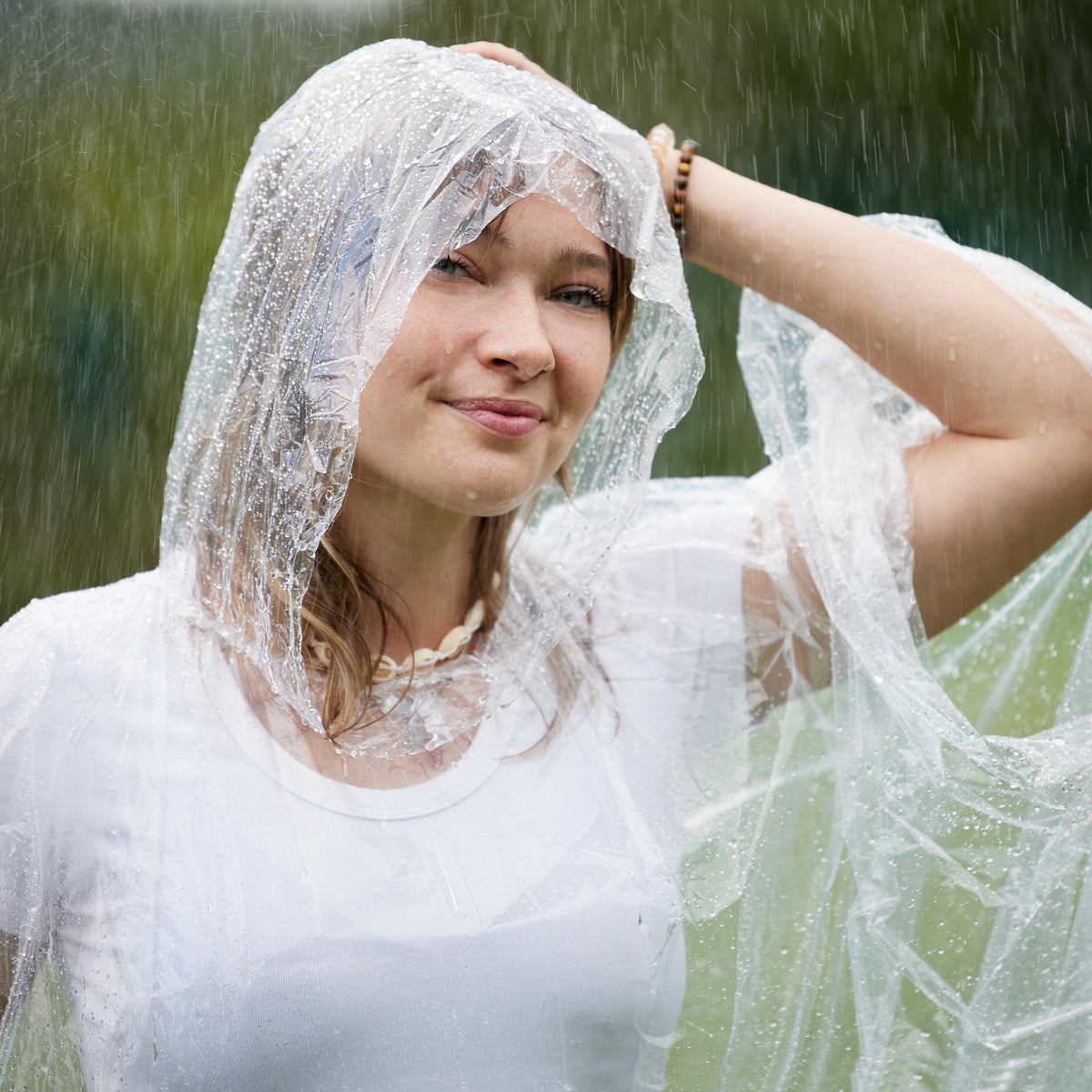 Regenponcho „Open-Air“ – Detailansicht