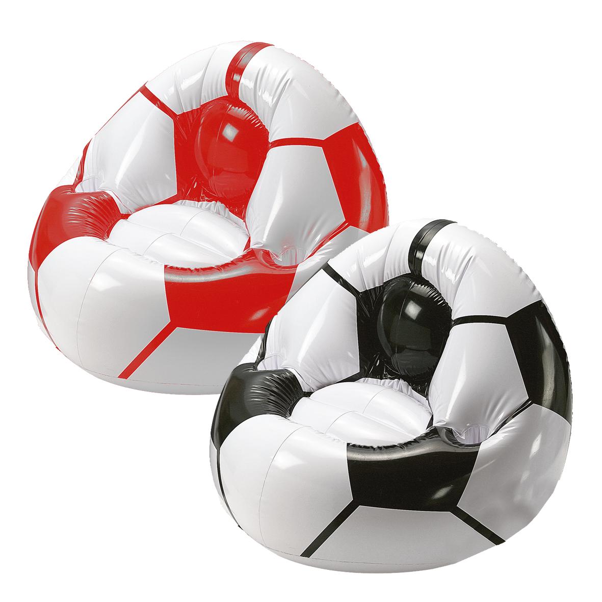 Aufblasbarer Fußballsessel „Big“ als Werbeartikel mit Logo