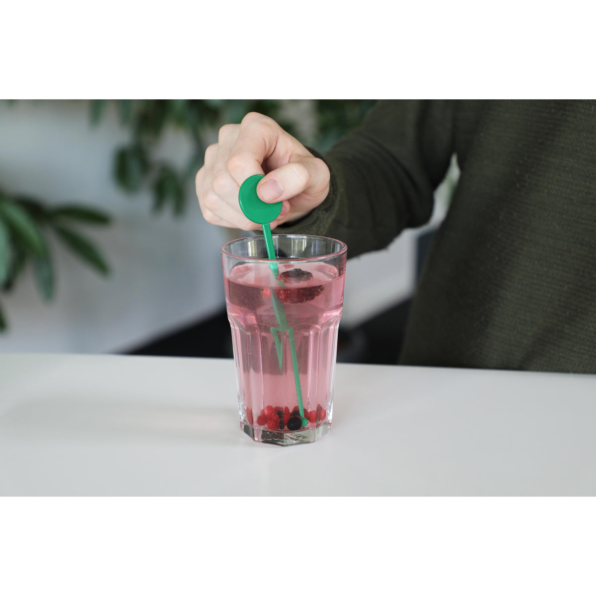 Cocktail-Rührstab „Rund“ als Werbeartikel mit Logo