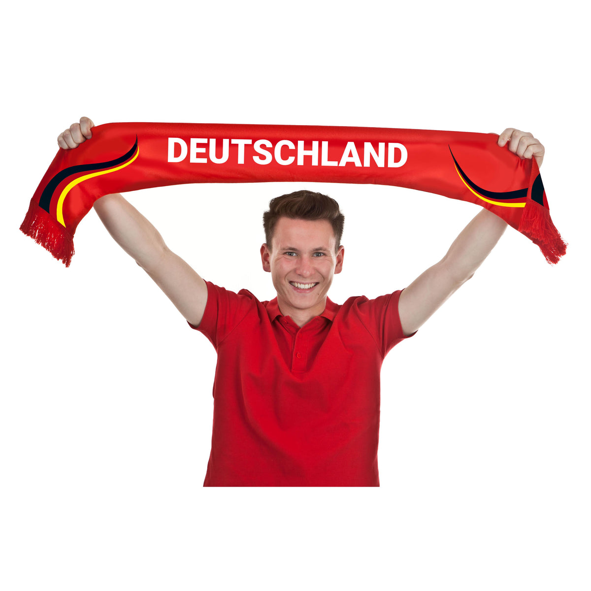Fanschal „Fringes“ Deutschland als Werbeartikel mit Logo