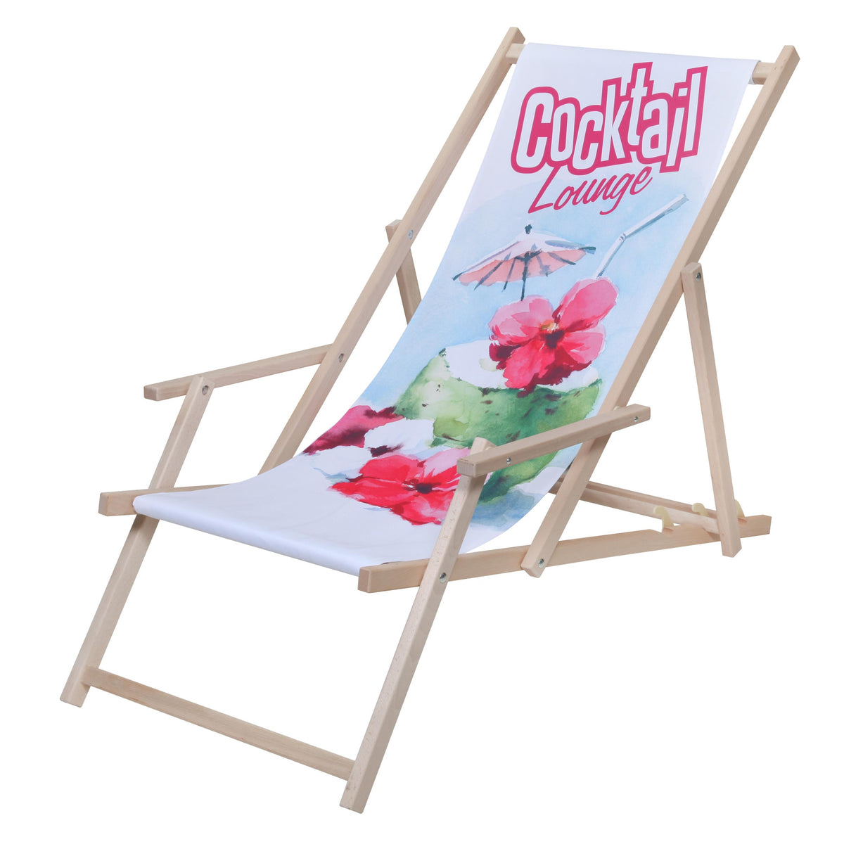 Liegestuhl „Chillout Deluxe“ als Werbeartikel mit Logo