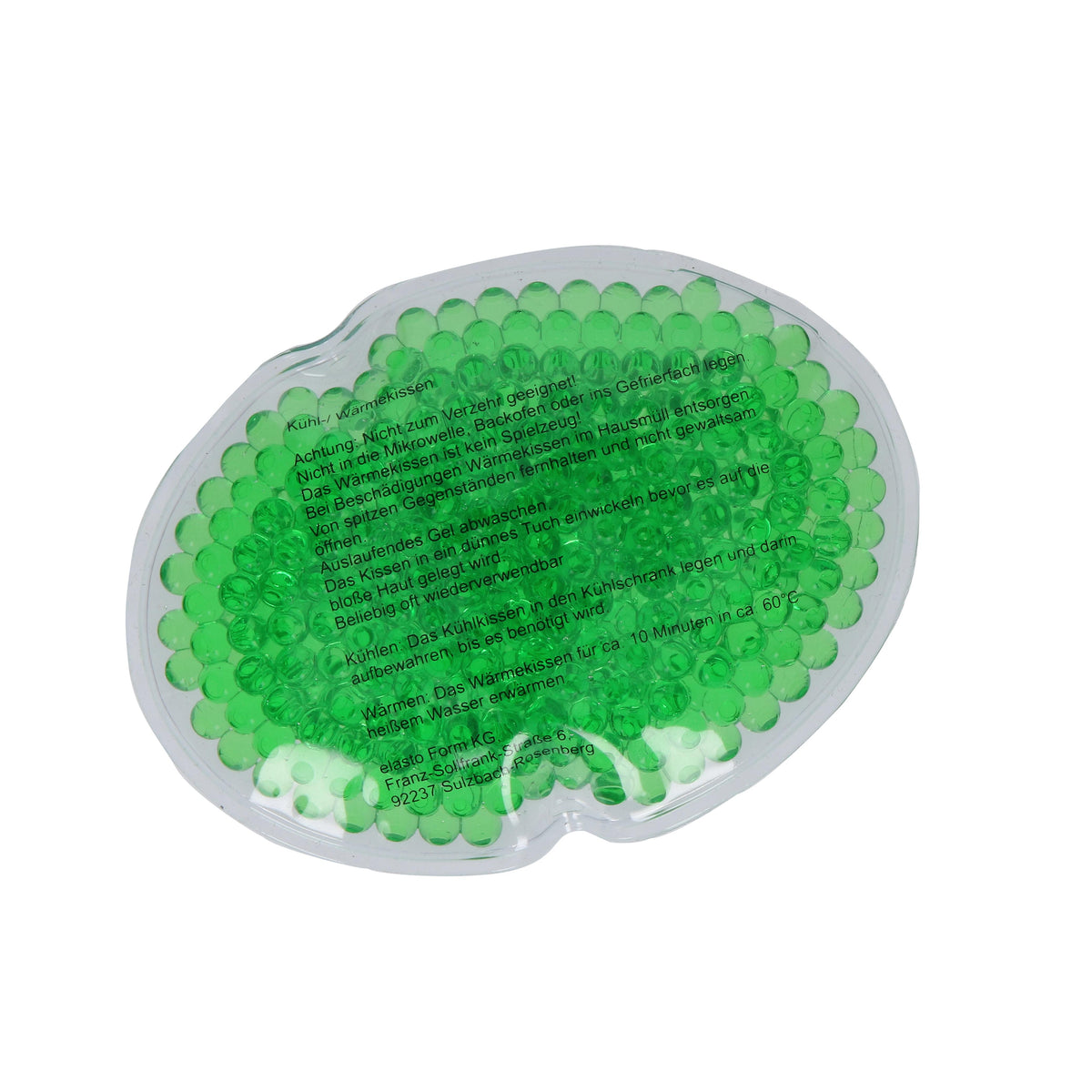 Kühl-/Wärmekissen „Bead“ oval als Werbeartikel mit Logo