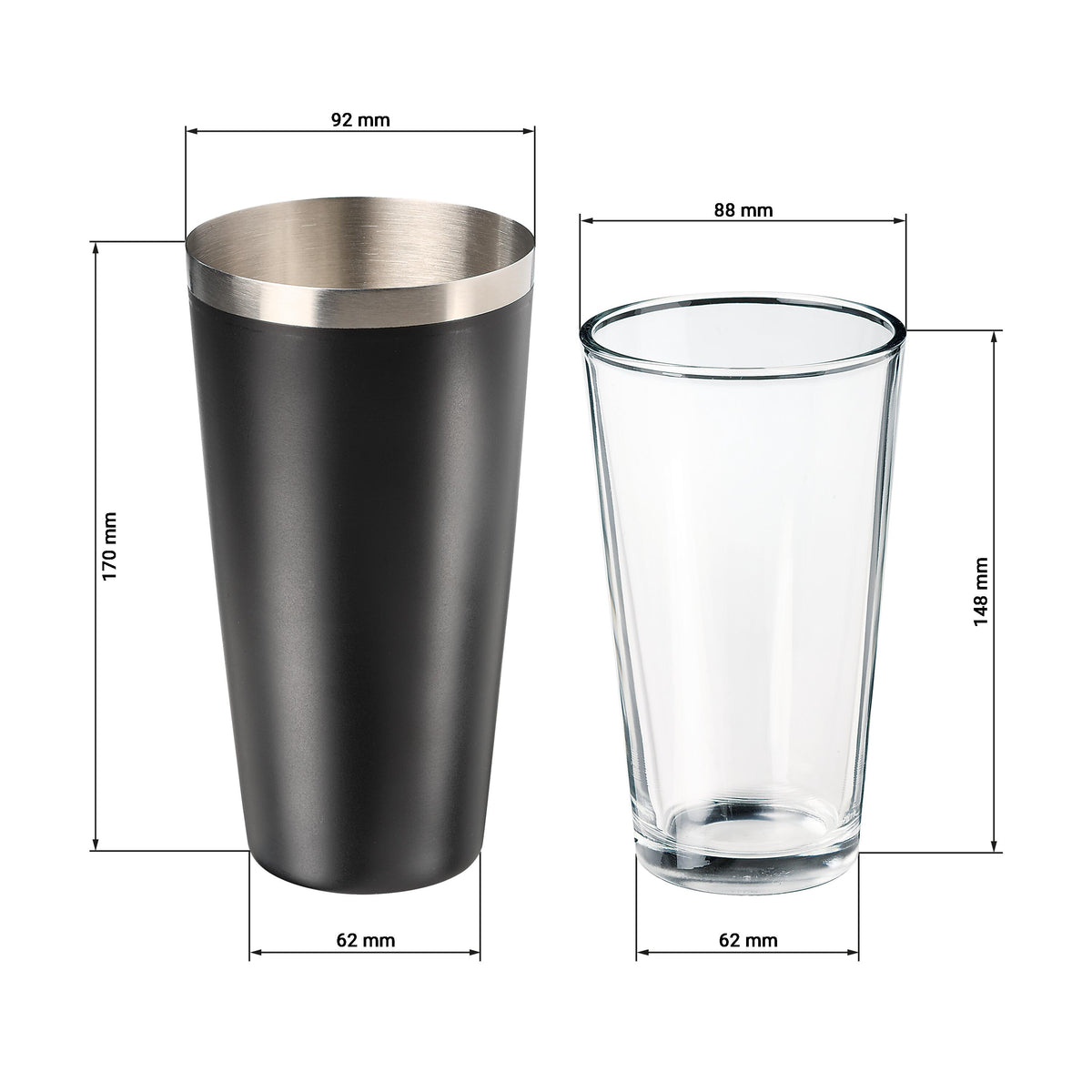 Boston Shaker 0,7 l als Werbeartikel mit Logo