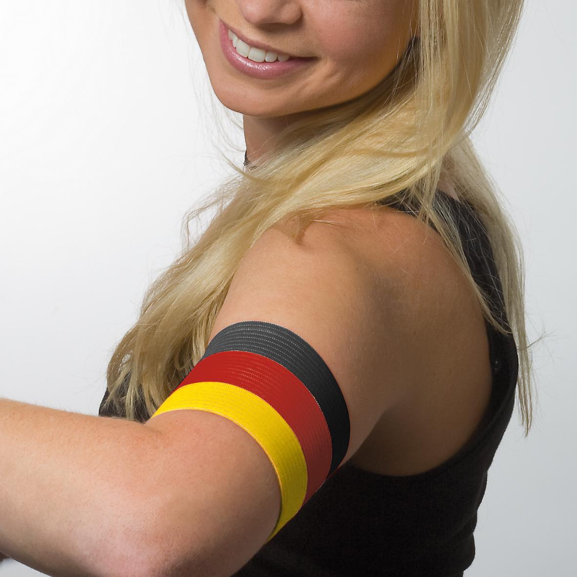 Spielführerbinde „Nations - Deutschland“ als Werbeartikel mit Logo