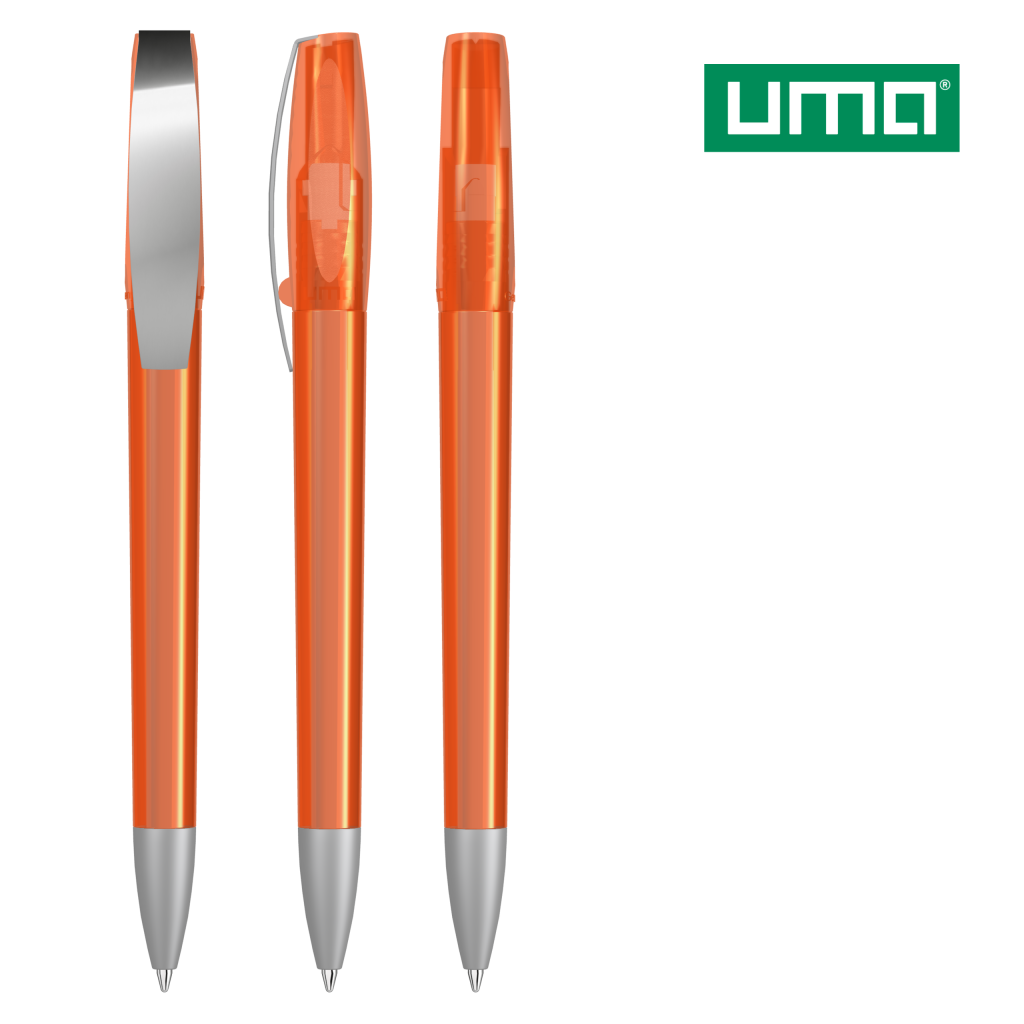 UMA CHILL C transparent SI Drehkugelschreiber – Orange