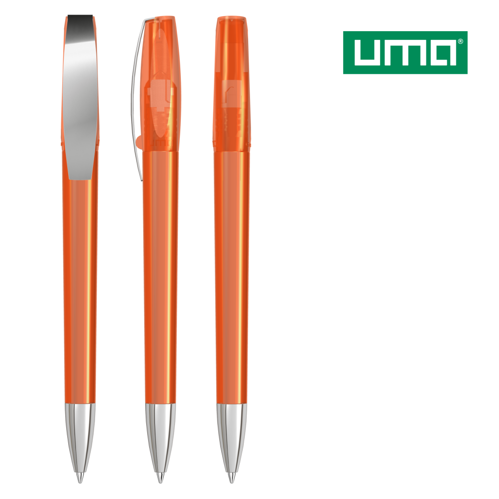 UMA CHILL transparent SI Drehkugelschreiber – Orange