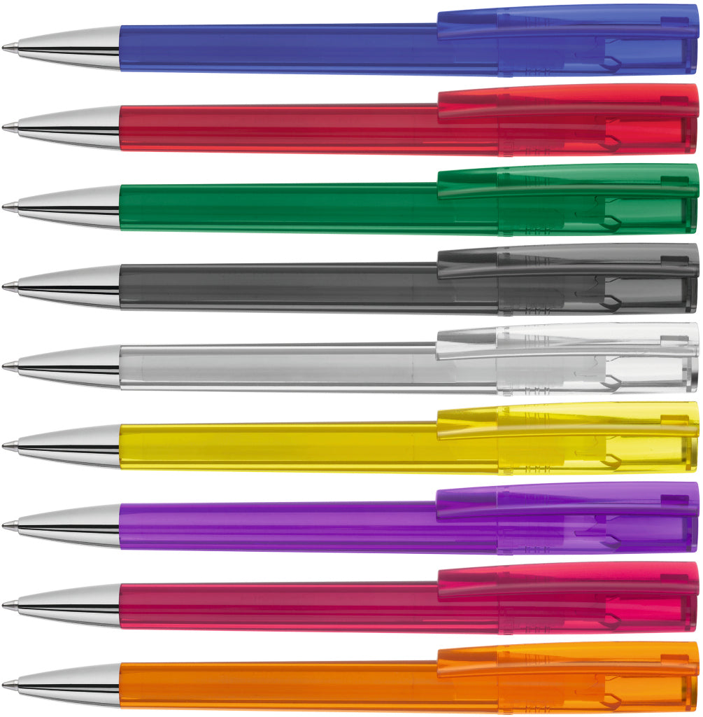 UMA ULTIMO transparent SI Drehkugelschreiber – alle Farben