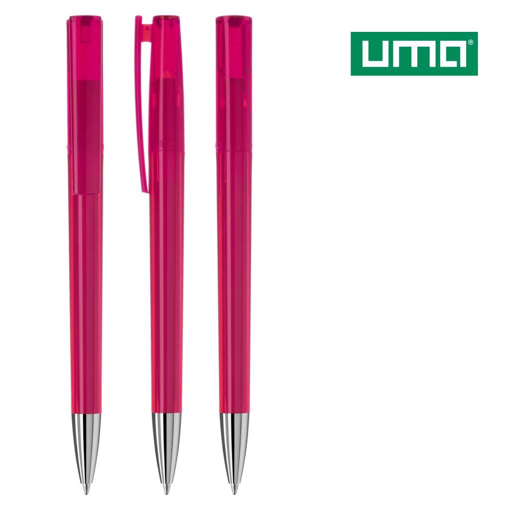 UMA ULTIMO transparent SI Drehkugelschreiber – Magenta