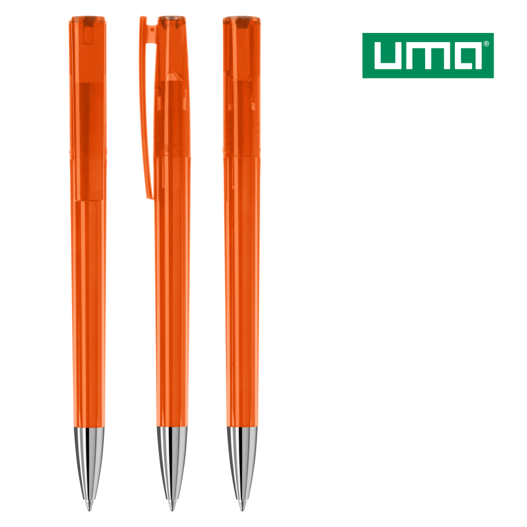 UMA ULTIMO transparent SI Drehkugelschreiber – Orange