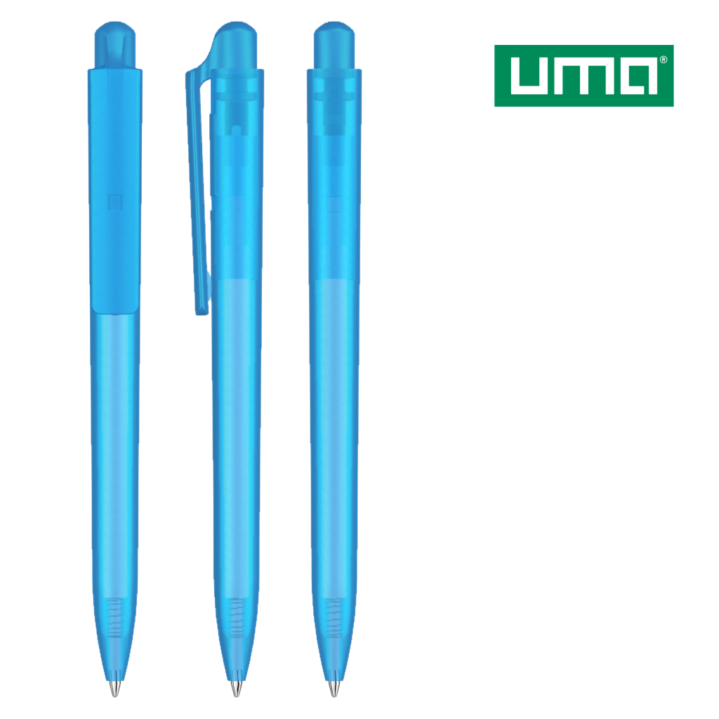 UMA JUMP frozen Druckkugelschreiber – Hellblau
