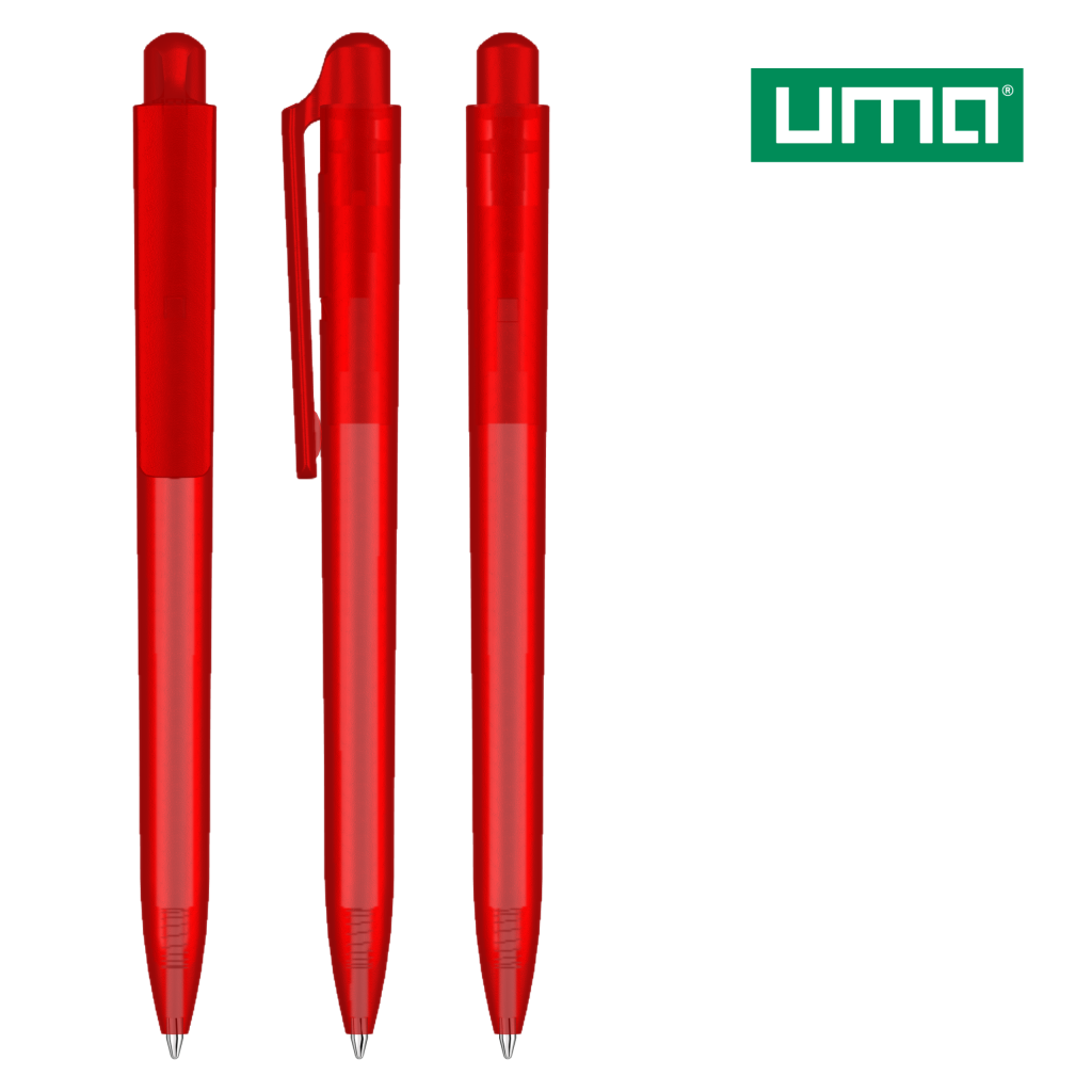 UMA JUMP frozen Druckkugelschreiber – Rot