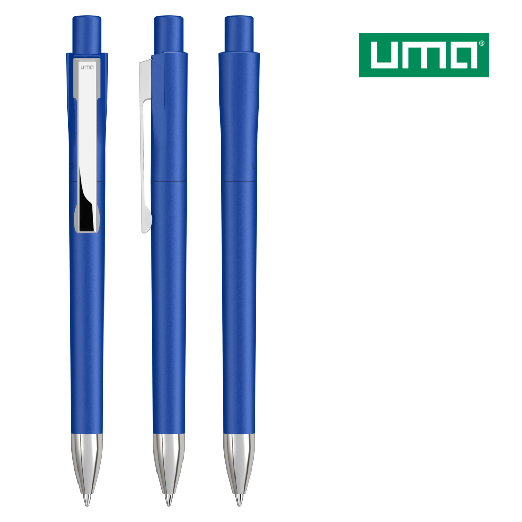 UMA CHECK M-SI Druckkugelschreiber – Mittelblau