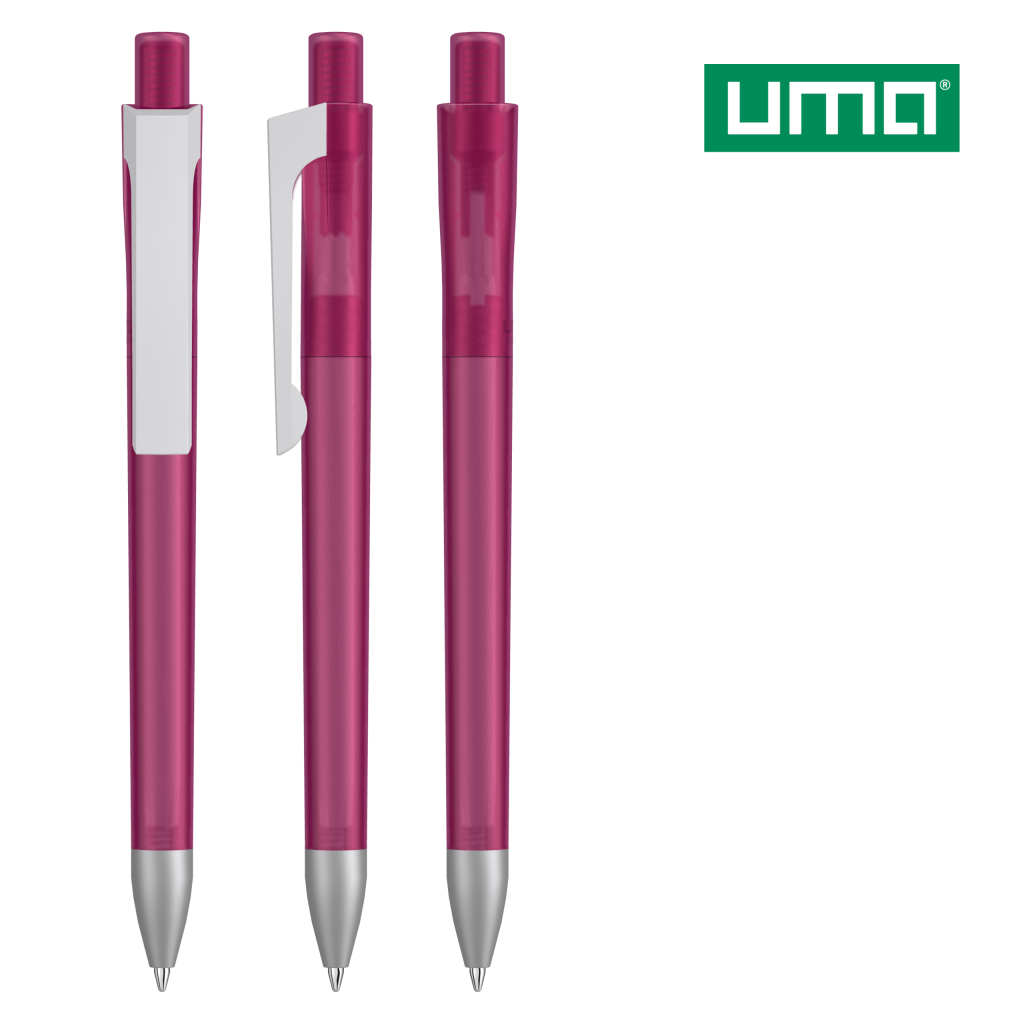 UMA CHECK frozen KG SI Druckkugelschreiber – Magenta