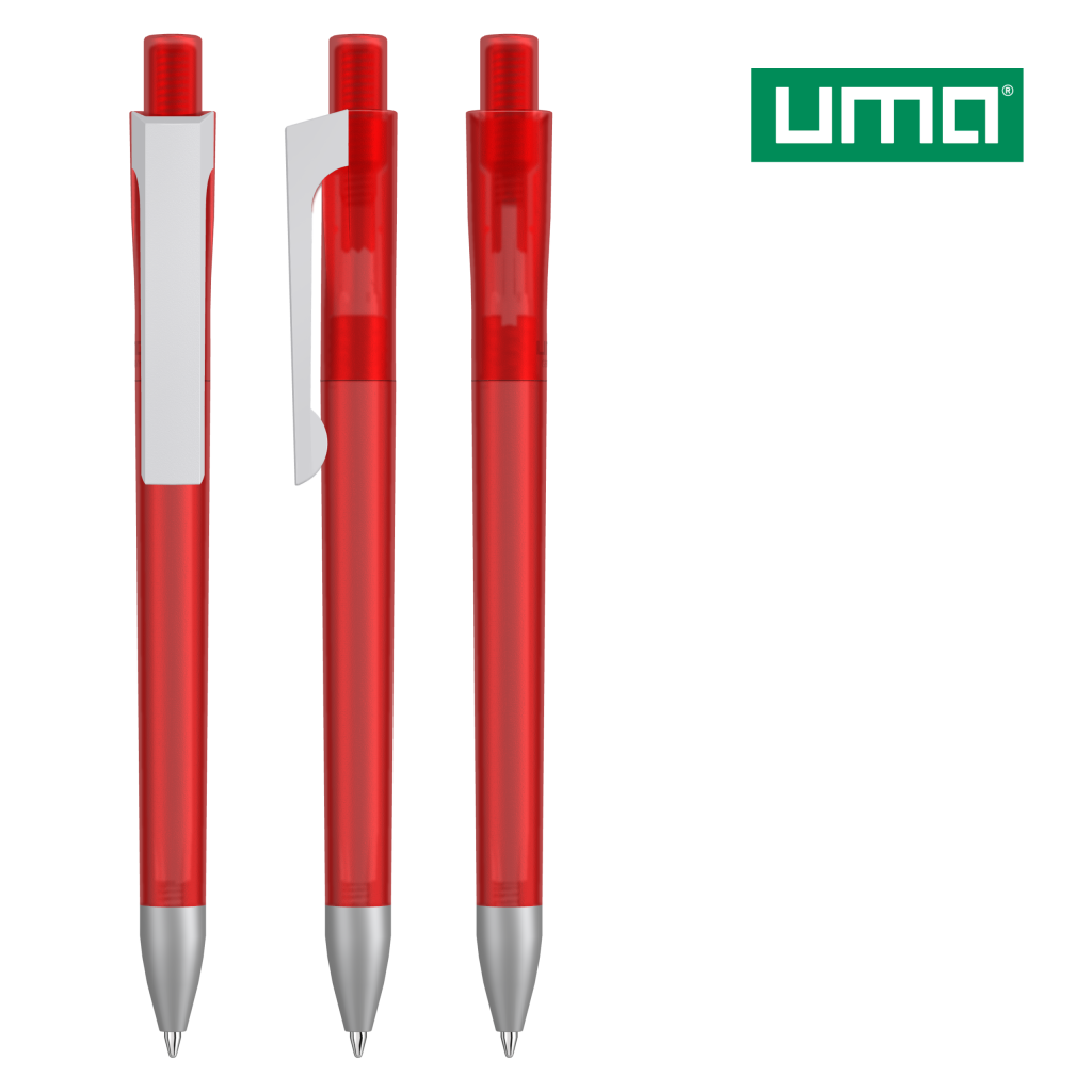 UMA CHECK frozen KG SI Druckkugelschreiber – Rot