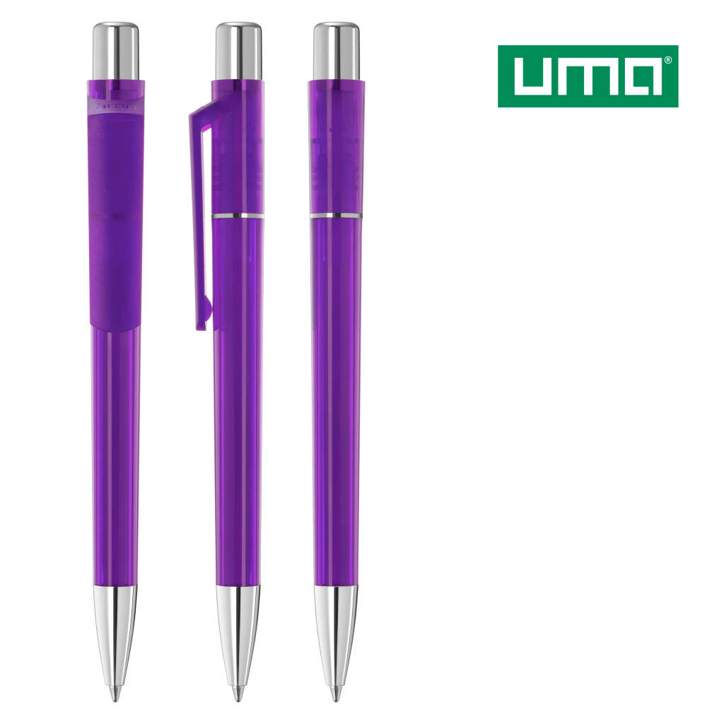 UMA PEPP transparent SI Druckkugelschreiber – Violett