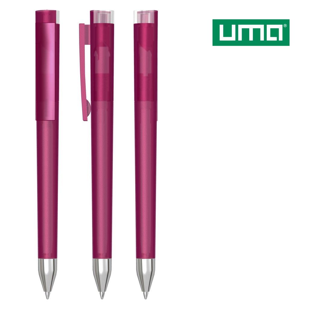 UMA GEOS frozen SI Drehkugelschreiber – Magenta