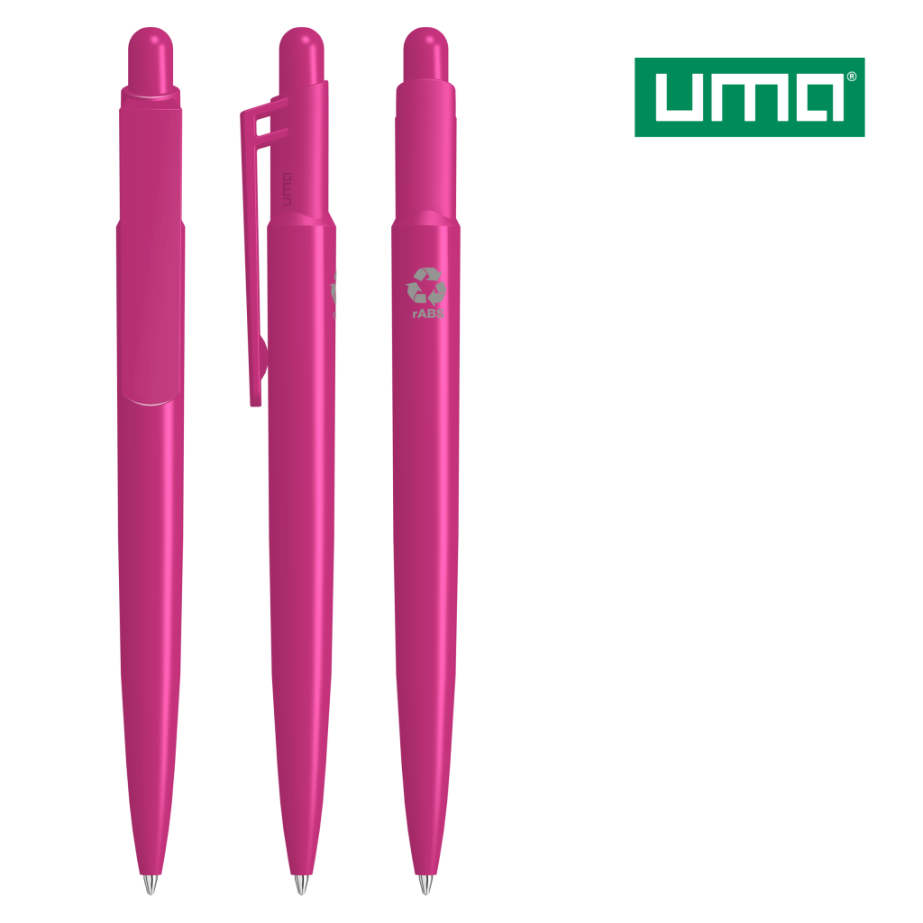 UMA VITAN RECY Druckkugelschreiber – Magenta