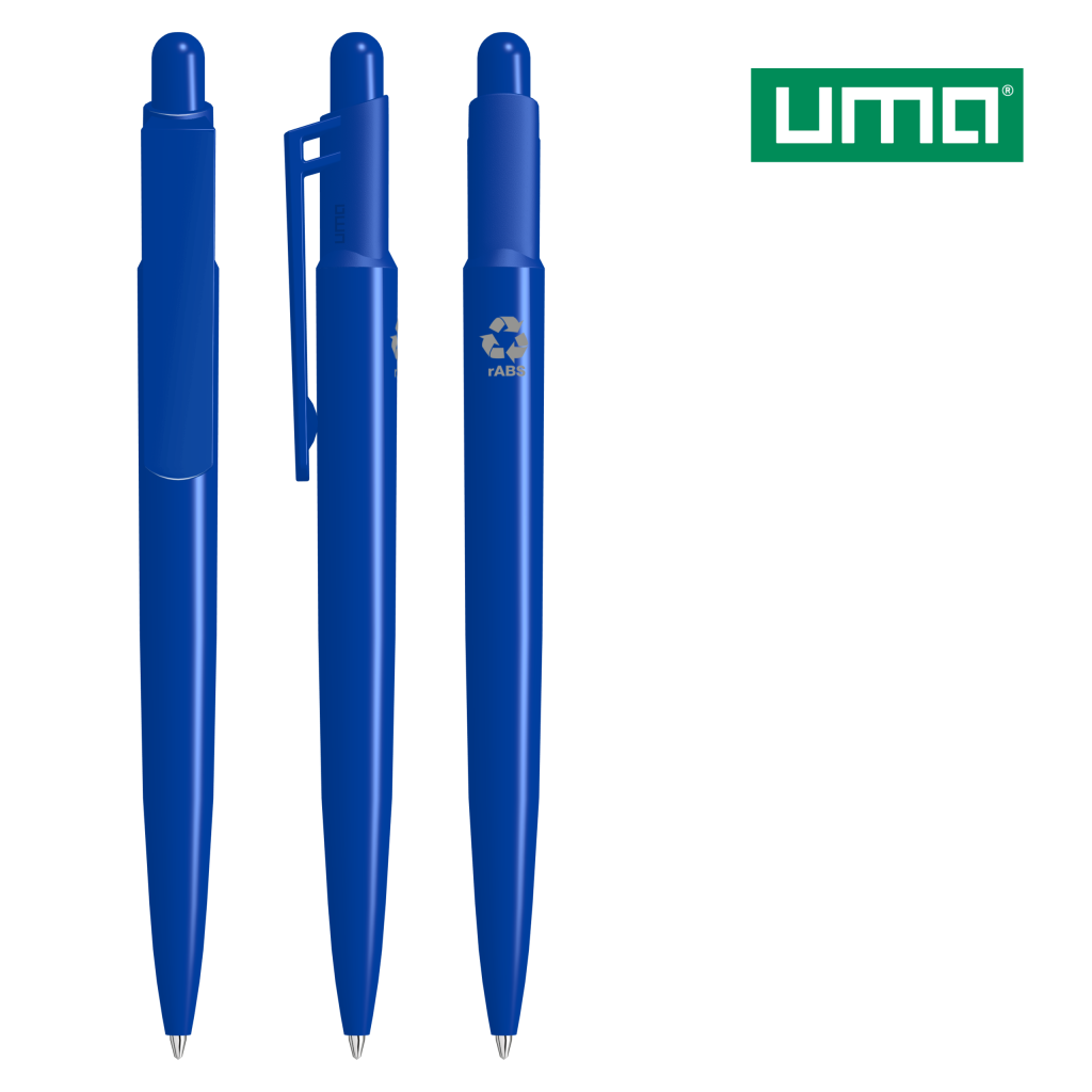 UMA VITAN RECY Druckkugelschreiber – Mittelblau