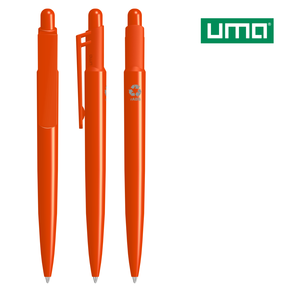 UMA VITAN RECY Druckkugelschreiber – Orange