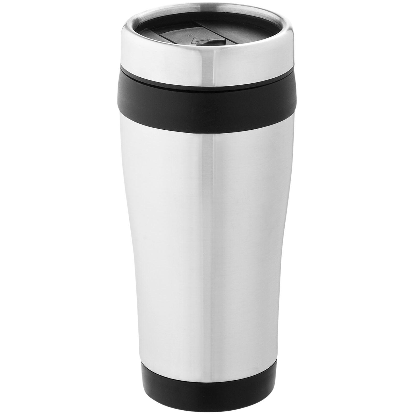 Elwood 410 ml Isolierbecher – Silber und Schwarz