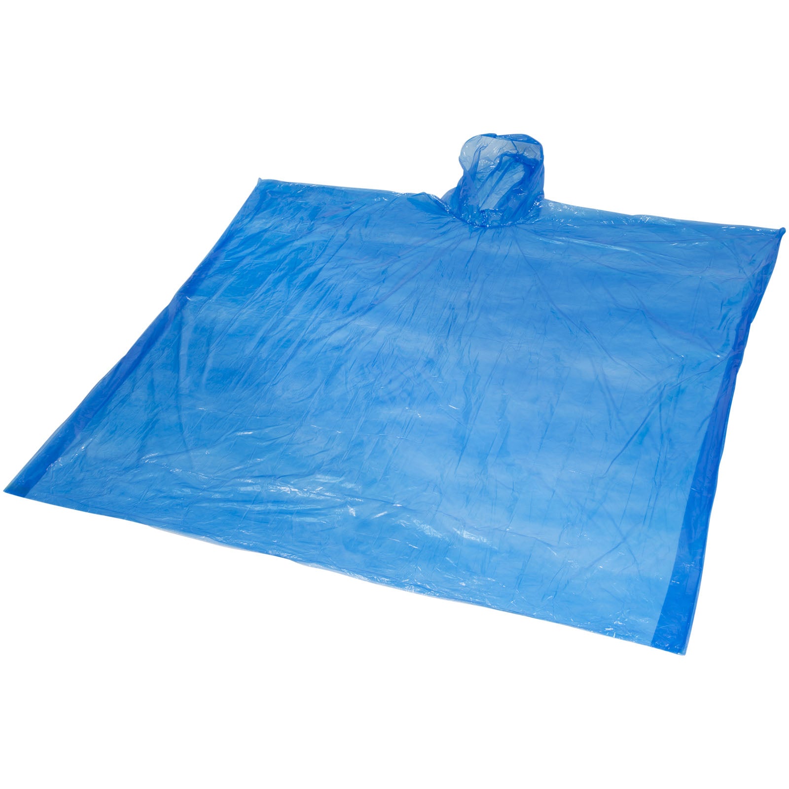 Ziva Einweg Regenponcho mit Hülle – Royalblau